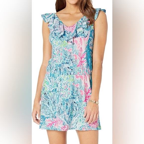 Lilly Pulitzer Alessa Romper Dress - Size XL - Picture 1 of 3